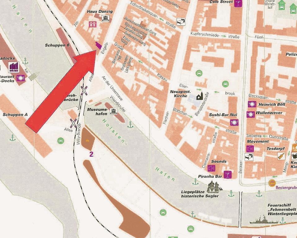 Likedeeler Am Stadthafen Lübeck Zimmer foto